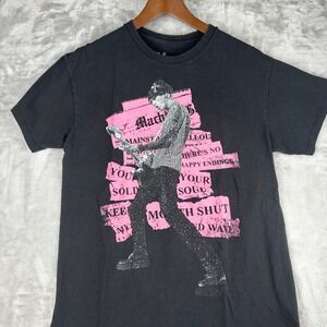 Machine Gun Kelly MGK Mainstream Sellout Black Graphic T Shirt M